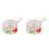 2Pcs Assorted Color Ceramic Milk Containers for Home Use Sauce Bowls 9