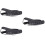 3Pcs Black Guitar Strap Adjustable Durable Instrument Belt 9
