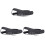 3Pcs Black Guitar Strap Adjustable Durable Instrument Belt 4