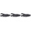 3Pcs Black Guitar Strap Adjustable Durable Instrument Belt 6