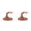 2Sets Moveable Fake Finger Brown ABS Nail Art Practice Manicure Tool 9