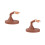2Sets Moveable Fake Finger Brown ABS Nail Art Practice Manicure Tool 5