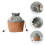 2Pièces Housse De Rangement Pour Tasses À Marron Clair Résistante 7