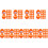 225Pcs Orange Colored Plastic Balls Openable Game Props 2