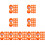 225Pcs Orange Colored Plastic Balls Openable Game Props 8