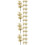 120Pcs Artificial Mini Trees Brown Plastic for Landscape Model Craft 8