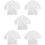 5Pcs Comfortable White Kids Coats Costume Set 7