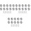 240Pcs Silver Round Cabochon Settings Trays Durable for DIY Earrings 3