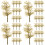 120Pcs Artificial Mini Trees Brown Plastic for Landscape Model Craft 5