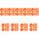 225Pcs Orange Colored Plastic Balls Openable Game Props 4