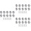 240Pcs Silver Round Cabochon Settings Trays Durable for DIY Earrings 6
