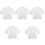 5Pcs Comfortable White Kids Coats Costume Set 4