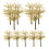 120Pcs Artificial Mini Trees Brown Plastic for Landscape Model Craft 2
