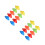 20Pcs Pe Plastic Soccer Practice Cones Assorted Color for Training 5