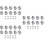 240Pcs Silver Round Cabochon Settings Trays Durable for DIY Earrings 7