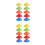 20Pcs Pe Plastic Soccer Practice Cones Assorted Color for Training 4