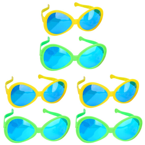 6 Pcs Jumbo Plastic Sunglasses For Parties Oversized Decorative 1