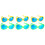 6 Pcs Jumbo Plastic Sunglasses For Parties Oversized Decorative 4