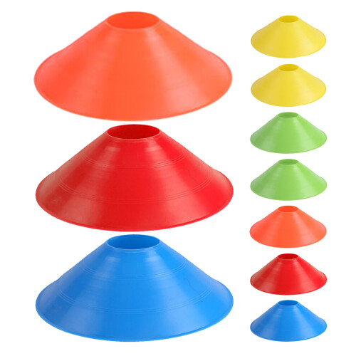 20Pcs Pe Plastic Soccer Practice Cones Assorted Color for Training 1