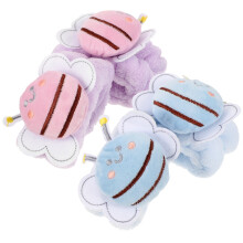 16Pcs Flannel Wristbands for Washing Face Soft Assorted Colors Spa Use