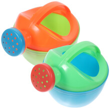 2 Pieces Bath Toy For Toddlers Silicone Cute Children'S Watering Can