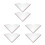6Pcs Adjustable Bathtub Splash Guard Shower Water Stopper Set 6