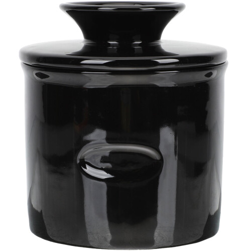 2 Pcs Small Butter Dish With Lid Keeper Container For Counter Ceramic