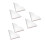 6Pcs Adjustable Bathtub Splash Guard Shower Water Stopper Set 7