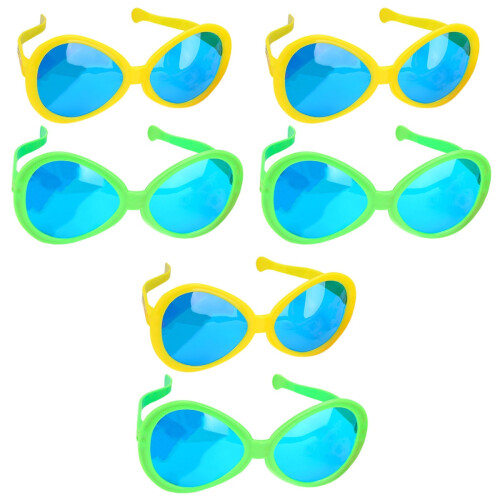 6 Pcs Jumbo Plastic Sunglasses For Parties Oversized Decorative 2