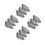 12Pcs Grey Non-Woven Fabric Clothes Organizer Underbed Storage Bag 3