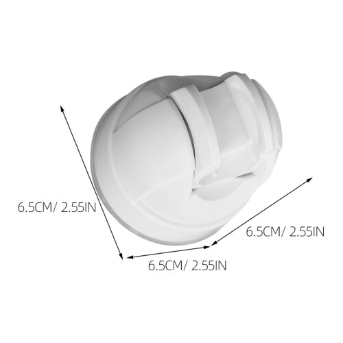 4 Pcs Self Adhesive Holder Removable Shower Wall Bracket Suction Head 2