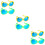 6 Pcs Jumbo Plastic Sunglasses For Parties Oversized Decorative 8