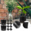 24Pcs Black Mesh Net Pots Plastic Planting Baskets for Hydroponic Use 10