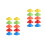 20Pcs Pe Plastic Soccer Practice Cones Assorted Color for Training 8