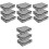 12Pcs Grey Non-Woven Fabric Clothes Organizer Underbed Storage Bag 7