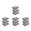 12Pcs Grey Non-Woven Fabric Clothes Organizer Underbed Storage Bag 5