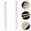 4Pairs Classic 5A Wood Drumsticks Beige Maple Durable Practice Sticks 6