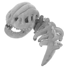 3Pcs Toddler Boys Dinosaur Plush Hat Grey Animal Hoodie Costume