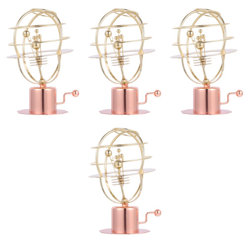4Stk Solar System Modell Metall Ornament Kinderkognition Geschenk 2