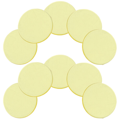 80 Pcs Transparent Yellow Plastic Chips Counting Markers 1