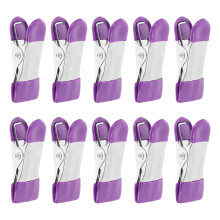 3sets Food Clips Bag Clips Multipurpose Chip Quilt Clamp Perfect For Outdoor Use 10pcs*3
