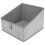 2Pcs Foldable Grey Fabric Storage Boxes for Underwear Socks Organizer 1