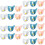 30Pcs Multi-Color Broom Mop Holders Space-Saving Wall Mounted Grippers 10