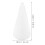 24 Pcs 10cm White Solid DIY Cone Craft Accessories For Home Christmas 3