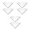 6Pcs Adjustable Bathtub Splash Guard Shower Water Stopper Set 5
