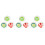 9 Pcs Bouncing Ball Student Supplies Rubber 4