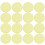 80 Pcs Transparent Yellow Plastic Chips Counting Markers 3