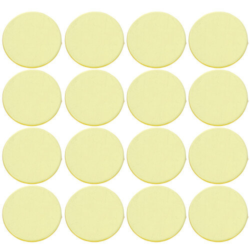 80 Pcs Transparent Yellow Plastic Chips Counting Markers 2
