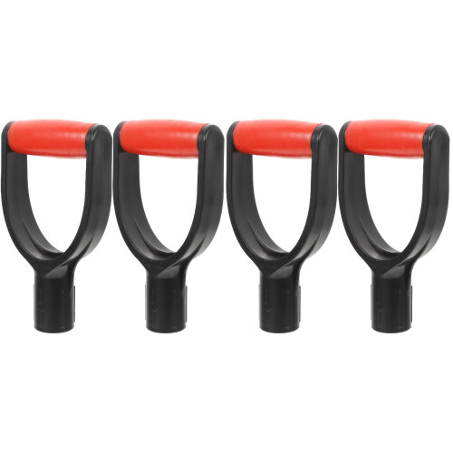2 Pcs Garden Spade Handle Replacement Plastic Useful D-Shaped Grip 1