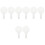 8 Pcs Handheld Whiteboard Dry Erase Paddle With Wooden Frame 3